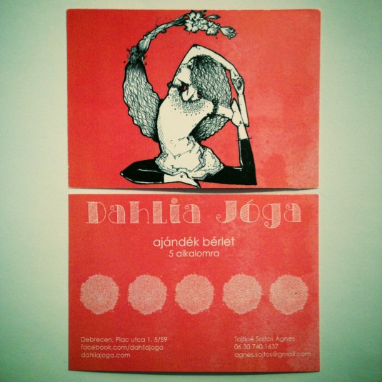 dahlia jóga ajándékbérlet